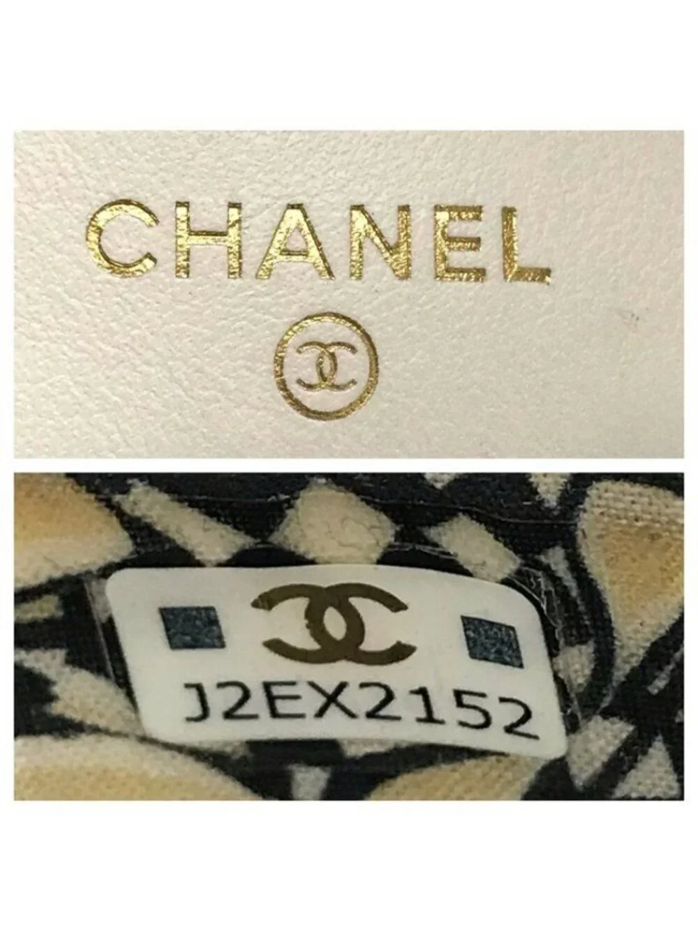 Chanel CC Logo Quilted Caviar Leather Trifold Wallet White Random